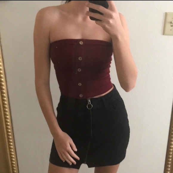 (1 Left) "Buttons" Tube Top - Picture 3 of 6